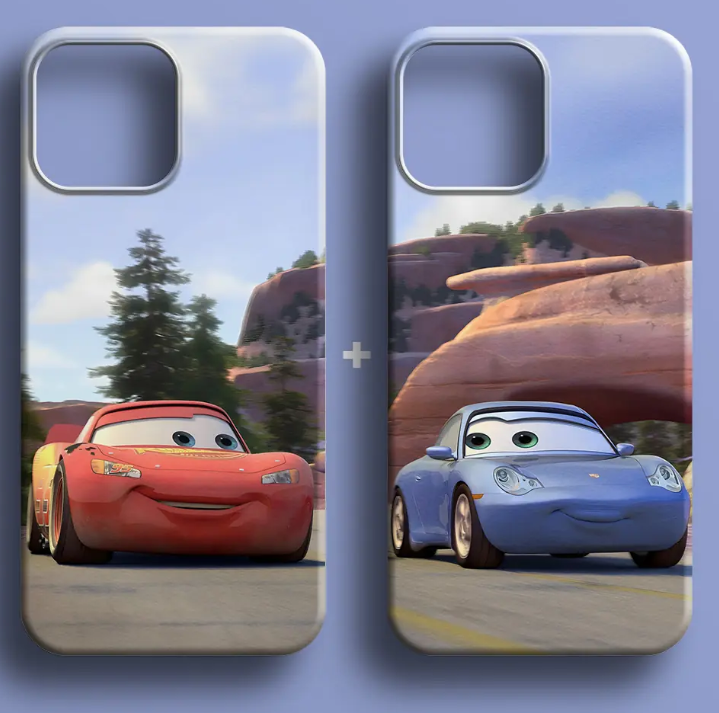 Cars Couple KIılıf ve Çikolata Paketi